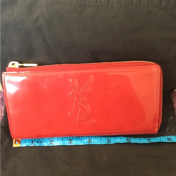 Authentic YSL Patent Leather Wallet - Picture 11 of 14